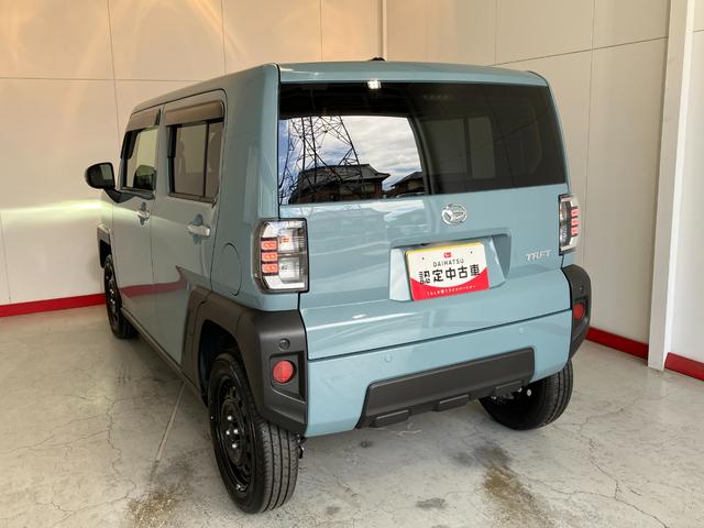 タフトＸワンオーナー　バックモニター対応カメラ　電動パーキングブレーキ　オートブレーキホールド　ＬＥＤヘッドランプ　アイドリングストップ　電動格納ミラー　スマートキー　取扱説明書　メンテナンスノート（香川県）の中古車