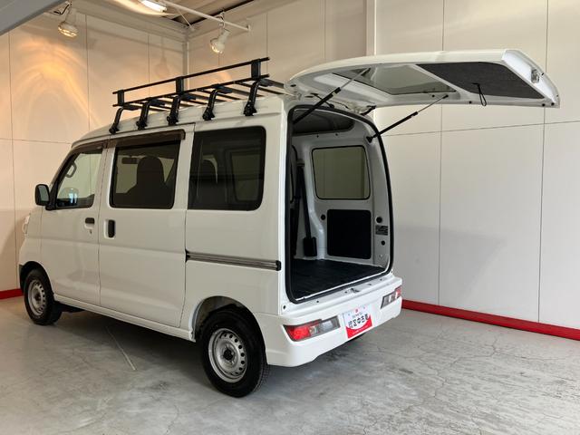 ハイゼットカーゴＤＸ　ルーフキャリア／キーレスエントリーワンオーナー　ＡＭ／ＦＭラジオ　ルーフキャリア　キーレスエントリー　両側スライドドア　ハロゲンヘッドライト　オートライト　取扱説明書　メンテナンスノート（香川県）の中古車