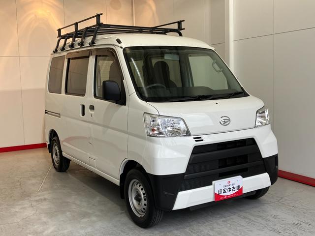 ハイゼットカーゴＤＸ　ルーフキャリア／キーレスエントリーワンオーナー　ルーフキャリア　キーレスエントリー　ＡＭ／ＦＭラジオ　アイドリングストップ　ハロゲンヘッドライト　オートライト　取扱説明書　メンテナンスノート（香川県）の中古車