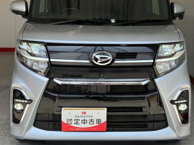 タントカスタムＲＳワンオーナー　ターボ　純正ナビ　純正ＥＴＣ　純正ドライブレコーダー　パノラマモニター　アダプティブクルーズコントロール　両側パワースライドドア　運転席・助手席シートヒーター　スマアシ　スマートキー（香川県）の中古車
