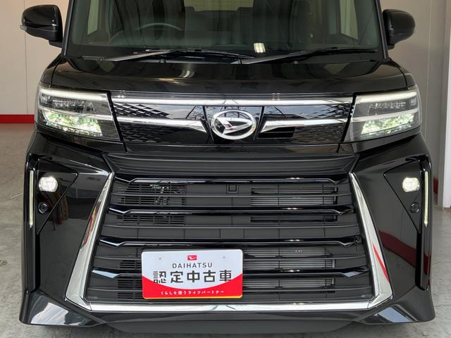 タントカスタムＲＳ　ｅｃｏＩＤＬＥ非装着車ワンオーナー　ターボ　バックモニター対応カメラ　両側パワースライドドア　運転席・助手席シートヒーター　純正１５インチアルミホイール　電動パーキングブレーキ　オートブレーキホールド　スマアシ（香川県）の中古車