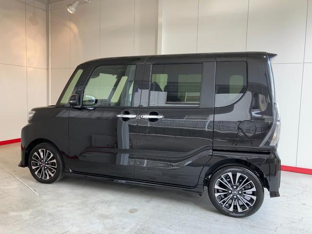 タントカスタムＲＳ　ｅｃｏＩＤＬＥ非装着車ワンオーナー　ターボ　バックモニター対応カメラ　両側パワースライドドア　運転席・助手席シートヒーター　純正１５インチアルミホイール　電動パーキングブレーキ　オートブレーキホールド　スマアシ（香川県）の中古車