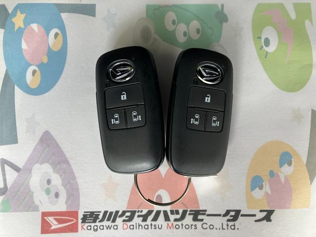 タントカスタムＲＳ　ｅｃｏＩＤＬＥ非装着車ワンオーナー　ターボ　バックモニター対応カメラ　両側パワースライドドア　運転席・助手席シートヒーター　純正１５インチアルミホイール　電動パーキングブレーキ　オートブレーキホールド　スマアシ（香川県）の中古車