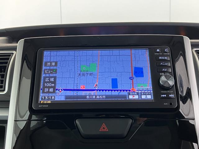 タントウェルカムシートカスタムＸＳＡII　ナビ／社外ＥＴＣワンオーナー　福祉車両　純正ナビ　社外ＥＴＣ　純正前後ドライブレコーダー　バックモニター　両側パワースライドドア　Ｂｌｕｅｔｏｏｔｈ接続　ウェルカムシート　純正１４インチアルミホイール　スマアシＩＩ（香川県）の中古車