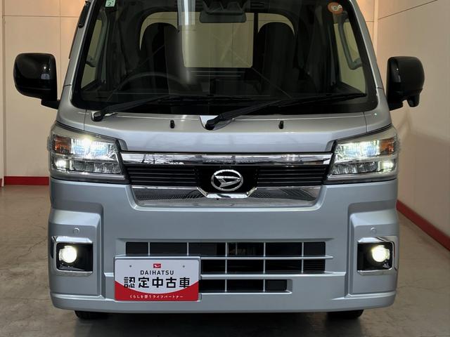 ハイゼットトラックジャンボエクストラ　ＤＶＤ／ＵＳＢチューナーワンオーナー　純正ＤＶＤ／ＵＳＢチューナー　Ｂｌｕｅｔｏｏｔｈ接続　作業灯　ＬＥＤヘッドランプ　電動格納ミラー　スマートキー　取扱説明書　メンテナンスノート（香川県）の中古車