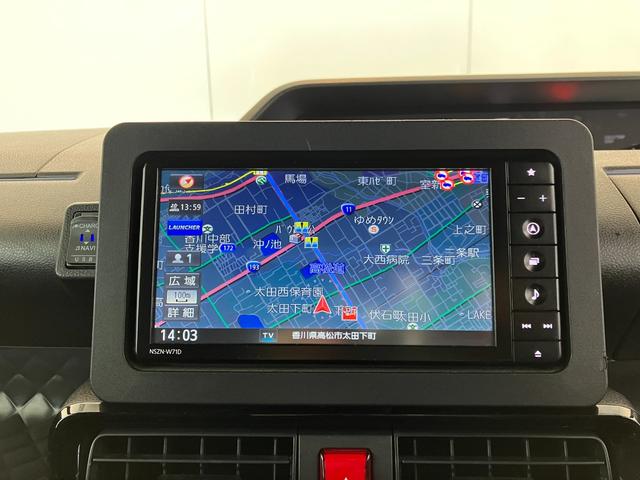 タントカスタムＸ　ナビ／ＥＴＣ／Ｂｌｕｅｔｏｏｔｈ接続ワンオーナー　純正ナビ　純正ＥＴＣ　バックモニター　Ｂｌｕｅｔｏｏｔｈ接続　両側パワースライドドア　運転席・助手席シートヒーター　純正１４インチアルミホイール　ＬＥＤヘッドランプ　スマートキー（香川県）の中古車