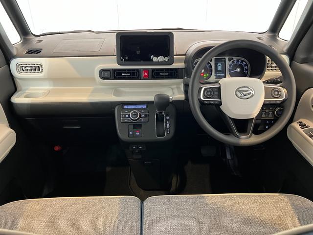 ムーヴキャンバスストライプスＧターボ　オーディオレス／ＡＣＣワンオーナー　ターボ　オーディオレス　パノラマモニター対応カメラ　アダプティブクルーズコントロール　電動パーキングブレーキ　運転席・助手席シートヒーター　ホッとカップホルダー　両側パワースライドドア（香川県）の中古車