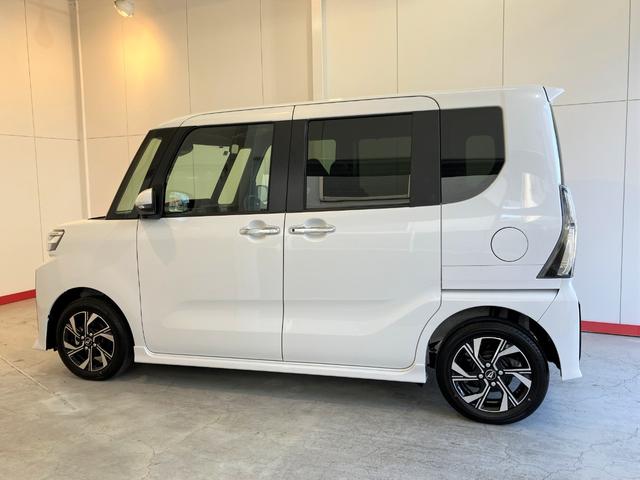 タントカスタムＸ　バックモニター対応カメラ　シートヒーターワンオーナー　スマートキー　運転席・助手席シートヒーター　両側パワースライドドア　バックモニター対応カメラ　オーディオレス　電動パーキングブレーキ　オートブレーキホールド　サイドエアバッグ　スマアシ（香川県）の中古車