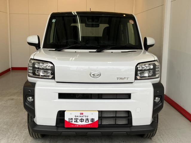 タフトＧ　オーディオレス／フロントシートヒーターワンオーナー　オーディオレス　バックモニター対応カメラ　アダプティブクルーズコントロール　電動パーキングブレーキ　運転席・助手席シートヒーター　ＬＥＤヘッドランプ　純正１５インチアルミホイール（香川県）の中古車