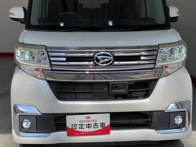 タントカスタムＲＳ　ＳＡIIワンオーナー　ターボ　純正ナビ　純正ＥＴＣ　バックモニター　両側パワースライドドア　ベンチシート　ＬＥＤヘッドランプ　純正１５インチアルミホイール　スマートキー　取扱説明書　メンテナンスノート（香川県）の中古車