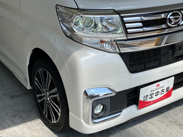 タントカスタムＲＳ　ＳＡIIワンオーナー　ターボ　純正ナビ　純正ＥＴＣ　バックモニター　両側パワースライドドア　ベンチシート　ＬＥＤヘッドランプ　純正１５インチアルミホイール　スマートキー　取扱説明書　メンテナンスノート（香川県）の中古車