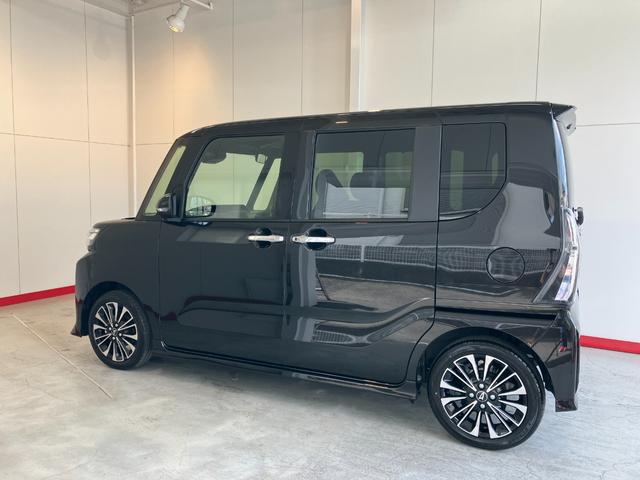 タントカスタムＲＳｅｃｏＩＤＬＥ非装着車　ターボ／オーディオレスターボ　オーディオレス　バックモニター対応カメラ　両側パワースライドドア　運転席・助手席シートヒーター　ＬＥＤヘッドランプ　電動格納ミラー　ＵＳＢ入力端子　純正１５インチアルミホイール（香川県）の中古車