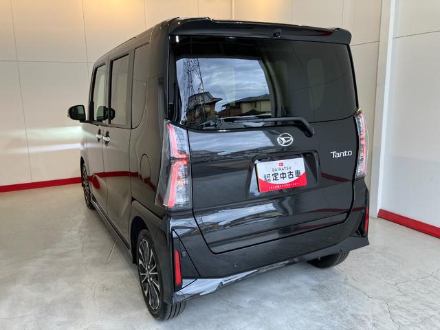 タントカスタムＲＳｅｃｏＩＤＬＥ非装着車　ターボ／オーディオレスターボ　オーディオレス　バックモニター対応カメラ　両側パワースライドドア　運転席・助手席シートヒーター　ＬＥＤヘッドランプ　電動格納ミラー　ＵＳＢ入力端子　純正１５インチアルミホイール（香川県）の中古車