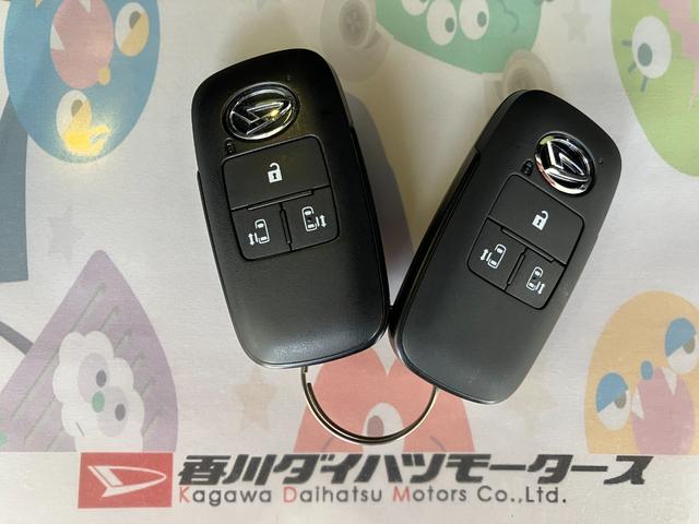 タントカスタムＲＳｅｃｏＩＤＬＥ非装着車　ターボ／オーディオレスターボ　オーディオレス　バックモニター対応カメラ　両側パワースライドドア　運転席・助手席シートヒーター　ＬＥＤヘッドランプ　電動格納ミラー　ＵＳＢ入力端子　純正１５インチアルミホイール（香川県）の中古車