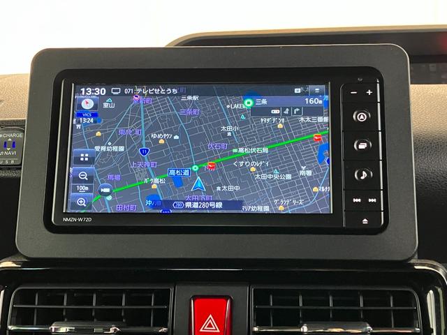 タントカスタムＲＳスタイルセレクション　ターボ／ナビ／ＥＴＣワンオーナー　ターボ　純正ナビ　純正ＥＴＣ　純正ドライブレコーダー　バックモニター　アダプティブクルーズコントロール　両側パワースライドドア　運転席・助手席シートヒーター　Ｂｌｕｅｔｏｏｔｈ接続（香川県）の中古車