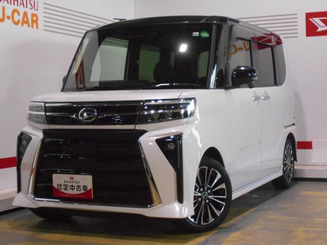 タントカスタムＲＳ　純正ナビ　ドライブレコーダー　装着２０２３年モデル　ダイハツ純正ワイドエントリーメモリーナビ　ドライブレコーダー　パノラマモニター　装着車（福井県）の中古車