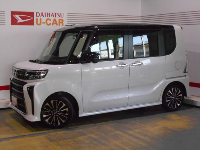 タントカスタムＲＳ　純正ナビ　ドライブレコーダー　装着２０２３年モデル　ダイハツ純正ワイドエントリーメモリーナビ　ドライブレコーダー　パノラマモニター　装着車（福井県）の中古車