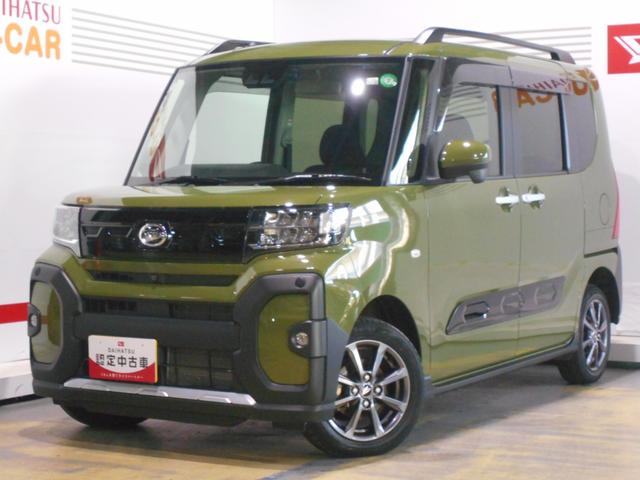 タントファンクロス　４ＷＤ　エコアイドルレス車　純正ナビ　ドラレコ２０２３年モデル　ダイハツ純正ワイドエントリーメモリーナビ　ドライブレコーダー　パノラマモニター　装着車（福井県）の中古車