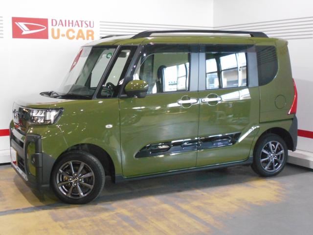タントファンクロス　４ＷＤ　エコアイドルレス車　純正ナビ　ドラレコ２０２３年モデル　ダイハツ純正ワイドエントリーメモリーナビ　ドライブレコーダー　パノラマモニター　装着車（福井県）の中古車