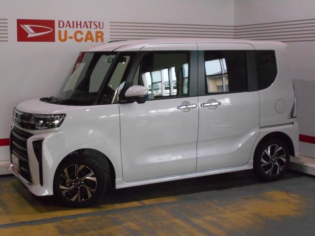 タントカスタムＸ　１０インチナビ　ドラレコ　パノラマモニター装着ダイハツ純正１０インチスタイリッシュメモリーナビ　ドライブレコーダー　パノラマモニター装着車（福井県）の中古車
