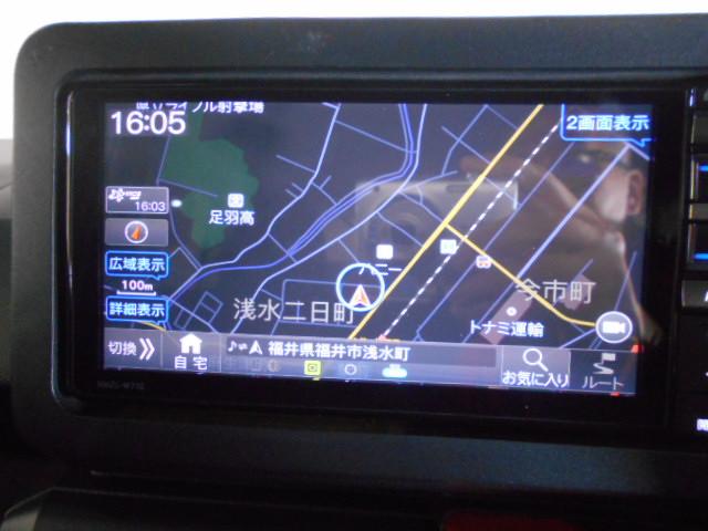 タフトG 純正ナビ パノラマモニター ドラレコ装着2021年モデル ダイハツ純正ワイドプレミアムメモリーナビ ドライブレコーダー パノラマモニター 装着車 ノーマルタイヤ4本新品(福井県)の中古車