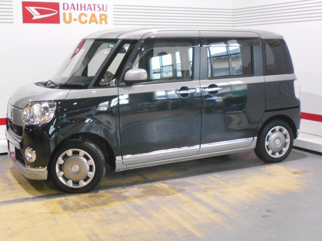 ムーヴキャンバスXリミテッドメイクアップ SA2 純正ナビ パノラマモニター2017年モデル ダイハツ純正ワイドダイヤトーンサウンドメモリーナビ パノラマモニター TVコントロールキット 装着車(福井県)の中古車