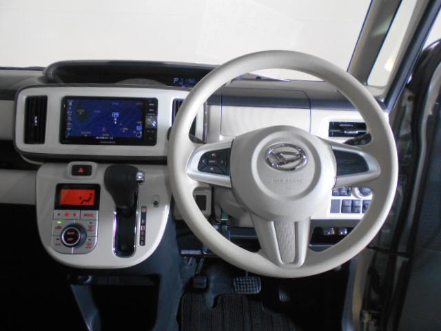 ムーヴキャンバスXリミテッドメイクアップ SA2 純正ナビ パノラマモニター2017年モデル ダイハツ純正ワイドダイヤトーンサウンドメモリーナビ パノラマモニター TVコントロールキット 装着車(福井県)の中古車