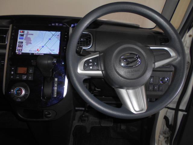 タントカスタムX トップエディションSA2 4WD 純正ナビ装着2017年モデル ダイハツ純正メモリーナビ バックモニター ドライブレコーダー TVコントロールキット 装着車 ノーマルタイヤ4本新品(福井県)の中古車