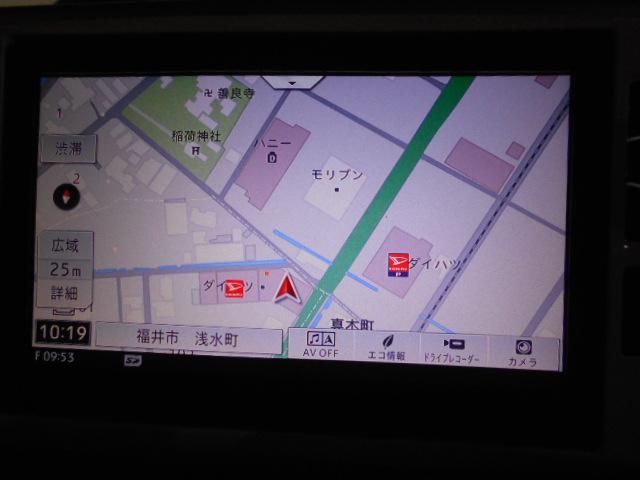 ムーヴキャンバスＸメイクアップリミテッド　ＳＡ３　４ＷＤ　純正ナビ　ドラレコ２０１９年モデル　ダイハツ純正８インチメモリーナビ　ドライブレコーダー　パノラマモニター　装着車（福井県）の中古車
