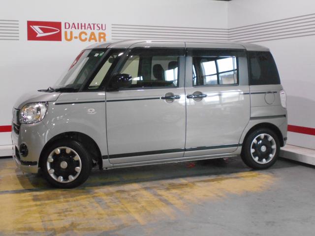 ムーヴキャンバスＧブラックアクセントＶＳ　ＳＡ３　純正ナビ　ドラレコ装着２０２１年モデル　ダイハツ純正８インチメモリーナビ　ドライブレコーダー　パノラマモニター　ＴＶコントロールキット　装着車（福井県）の中古車