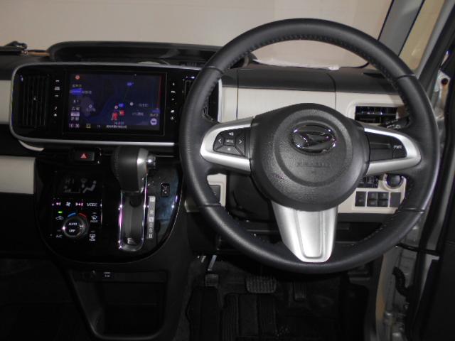 ムーヴキャンバスＧブラックアクセントＶＳ　ＳＡ３　純正ナビ　ドラレコ装着２０２１年モデル　ダイハツ純正８インチメモリーナビ　ドライブレコーダー　パノラマモニター　ＴＶコントロールキット　装着車（福井県）の中古車