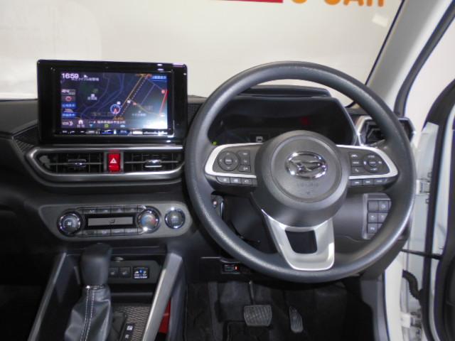 ロッキーＧ　４ＷＤ　純正ナビ　ドラレコ　パノラマモニター　装着２０２１年モデル　ダイハツ純正９インチプレミアムメモリーナビ　ドライブレコーダー　パノラマモニター　装着車（福井県）の中古車