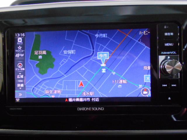 ムーヴキャンバスＧブラックアクセントＶＳ　ＳＡ３　純正ナビ　パノラマモニター２０１８年モデル　ダイハツ純正ワイドダイヤトーンサウンドメモリーナビ　ドライブレコーダー　パノラマモニター　ＴＶコントロールキット　装着車（福井県）の中古車