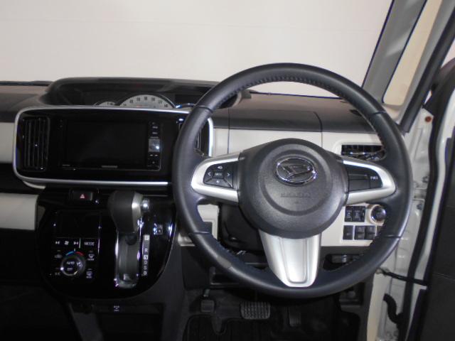 ムーヴキャンバスＧブラックアクセントＶＳ　ＳＡ３　純正ナビ　パノラマモニター２０１８年モデル　ダイハツ純正ワイドダイヤトーンサウンドメモリーナビ　ドライブレコーダー　パノラマモニター　ＴＶコントロールキット　装着車（福井県）の中古車