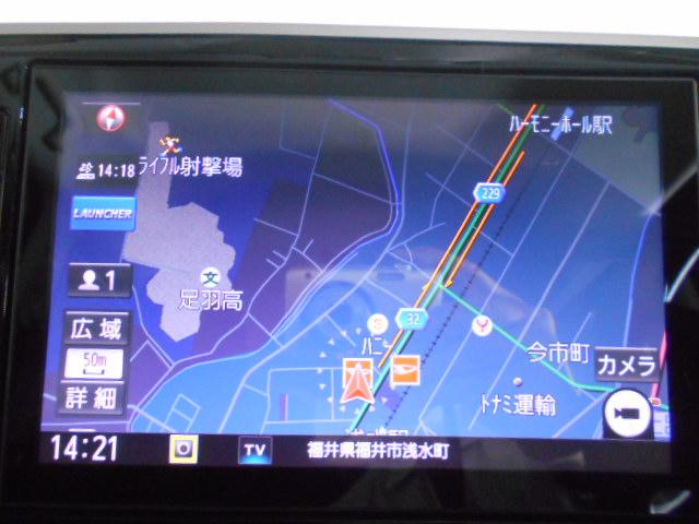 ムーヴキャンバスGブラックアクセントVS SA3 4WD 純正ナビ装着2021年モデル ダイハツ純正メモリーナビ ドライブレコーダー パノラマモニター TVコントロールキット 装着車(福井県)の中古車