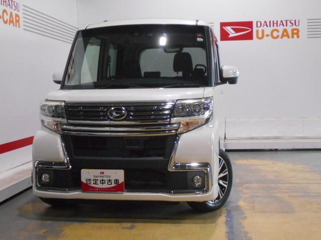 タントカスタムX トップエディションSA2 純正ナビ 後席モニター2016年モデルダイハツ純正メモリーナビ バックモニター 後席モニター TVコントロールキット 装着車(福井県)の中古車