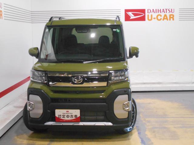 タントファンクロスターボ　４ＷＤ純正ディーラーオプション　１５インチアルミホイールセット（オフロードタイプ）　フロントグリルガーニッシュ　サイドガーニッシュパック　ドアアウターハンドル　フューエルリッドガーニッシュ　装着車（福井県）の中古車