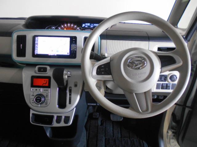ムーヴキャンバスＧメイクアップ　ＳＡ２　４ＷＤ　純正ナビ　パノラマモニター２０１７年モデル　ダイハツ純正ワイドダイヤトーンサウンドメモリーナビ　ドライブレコーダー　パノラマモニター　ＴＶコントロールキット　装着（福井県）の中古車