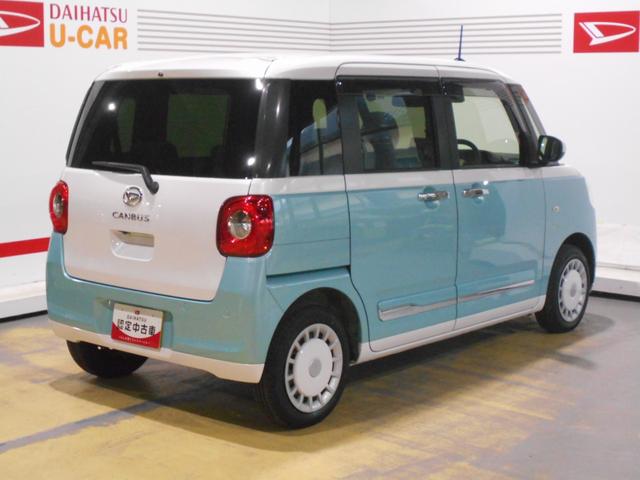 ムーヴキャンバスストライプスＧ　１０インチナビ　ドラレコ装着２０２３年モデル　ダイハツ純正１０インチスタイリッシュメモリーナビ　ドライブレコーダー　パノラマモニター　装着車（福井県）の中古車