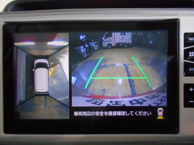 ムーヴキャンバスＸリミテッドメイクアップＳＡ２　４ＷＤ　純正８インチナビ装着２０１７年モデル　ダイハツ純正８インチメモリーナビ　パノラマモニター　ＴＶコントロールキット　装着車（福井県）の中古車