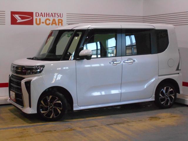 タントカスタムX 4WD 9インチディスプレイオーディオ 装着ドライブレコーダー パノラマモニター装着車(福井県)の中古車