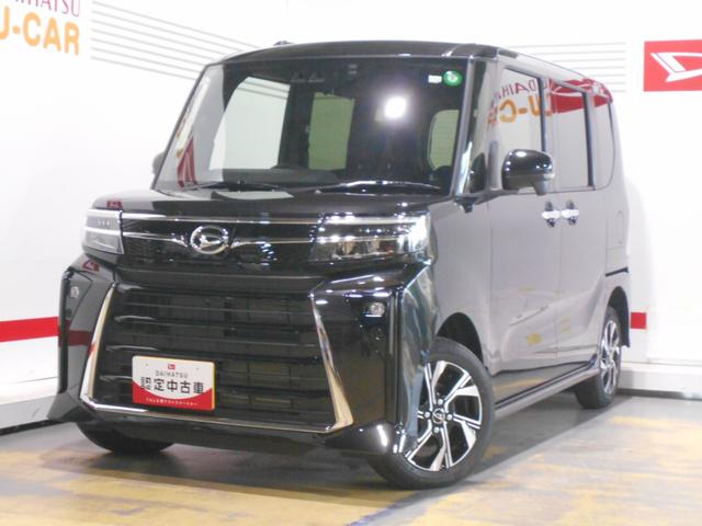 タントカスタムＸ　４ＷＤ　純正ナビ　ドラレコ　パノラマモニター装着２０２３年モデル　ダイハツ純正１０インチスタイリッシュメモリーナビ　ドライブレコーダー　パノラマモニター　装着車（福井県）の中古車