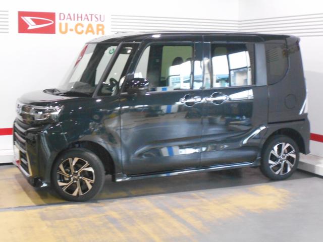タントカスタムＸ　４ＷＤ　純正ナビ　ドラレコ　パノラマモニター装着２０２３年モデル　ダイハツ純正１０インチスタイリッシュメモリーナビ　ドライブレコーダー　パノラマモニター　装着車（福井県）の中古車