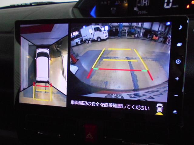 タントカスタムＸ　４ＷＤ　純正ナビ　ドラレコ　パノラマモニター装着２０２３年モデル　ダイハツ純正１０インチスタイリッシュメモリーナビ　ドライブレコーダー　パノラマモニター　装着車（福井県）の中古車
