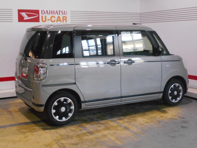 ムーヴキャンバスＧブラックアクセントＶＳ　ＳＡ３　純正ナビ　ドラレコ　装着２０２１年モデル　ダイハツ純正８インチメモリーナビ　ドライブレコーダー　パノラマモニター　ＴＶコントロールキット　装着車　ノーマルタイヤ４本新品（福井県）の中古車