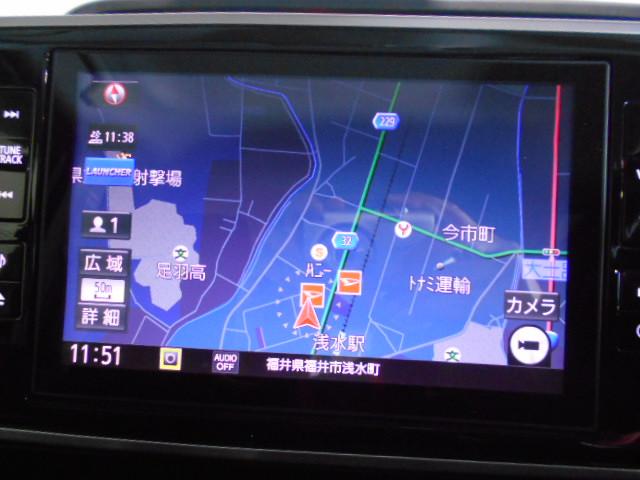 ムーヴキャンバスＧブラックアクセントＶＳ　ＳＡ３　純正ナビ　ドラレコ　装着２０２１年モデル　ダイハツ純正８インチメモリーナビ　ドライブレコーダー　パノラマモニター　ＴＶコントロールキット　装着車　ノーマルタイヤ４本新品（福井県）の中古車