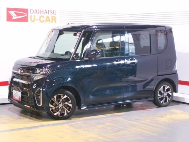 タントカスタムＸ　９インチナビ　ドラレコ　パノラマモニター　装着ダイハツ純正９インチメモリーナビ　ドライブレコーダー　パノラマモニター　ＴＶコントロールキット　装着車　ノーマルタイヤ４本新品（福井県）の中古車