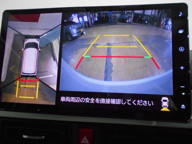 ムーヴキャンバスストライプスＧ　純正ナビ　パノラマモニター　ドラレコ装着２０２３年モデル　ダイハツ純正１０インチメモリーナビ　ドライブレコーダー　パノラマモニター　装着車（福井県）の中古車
