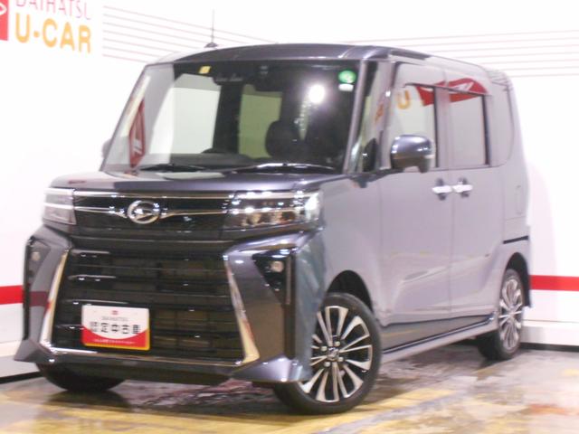 タントカスタムＲＳ　４ＷＤ　純正ナビ　ドラレコ　バックモニター装着２０２３年モデル　ダイハツ純正ワイドエントリーメモリーナビ　バックモニター　ドライブレコーダー　装着（福井県）の中古車