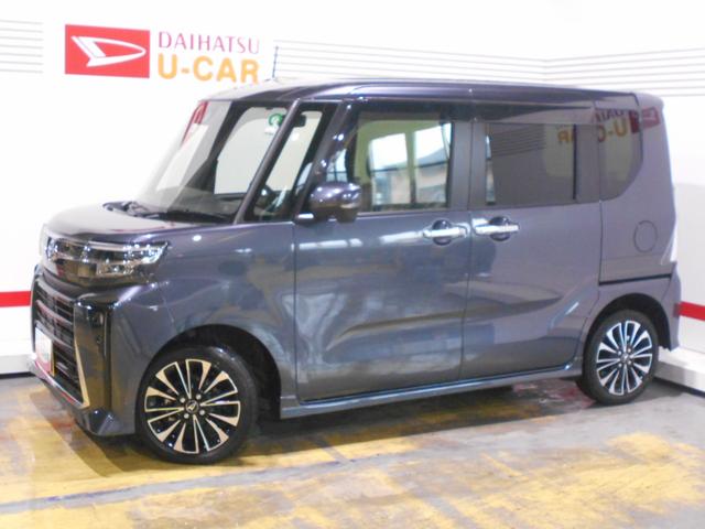 タントカスタムＲＳ　４ＷＤ　純正ナビ　ドラレコ　バックモニター装着２０２３年モデル　ダイハツ純正ワイドエントリーメモリーナビ　バックモニター　ドライブレコーダー　装着（福井県）の中古車